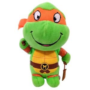 MICHELANGELO Teenage Mutant Ninja Turtles TMNT Ty Beanie Baby Plush 6" 2017